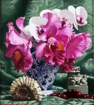 カトレアとアンモナイト