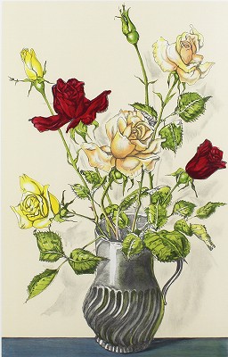 花瓶の薔薇